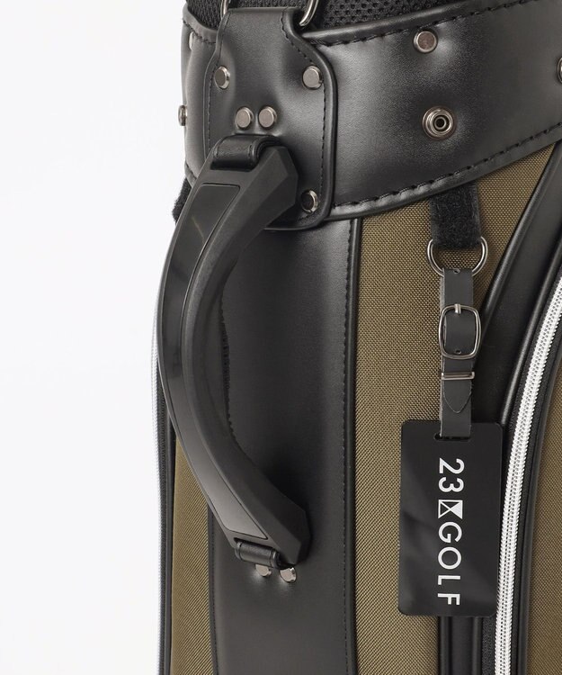 23区GOLF 【UNISEX】メランジシリーズ キャディバッグ カーキ系