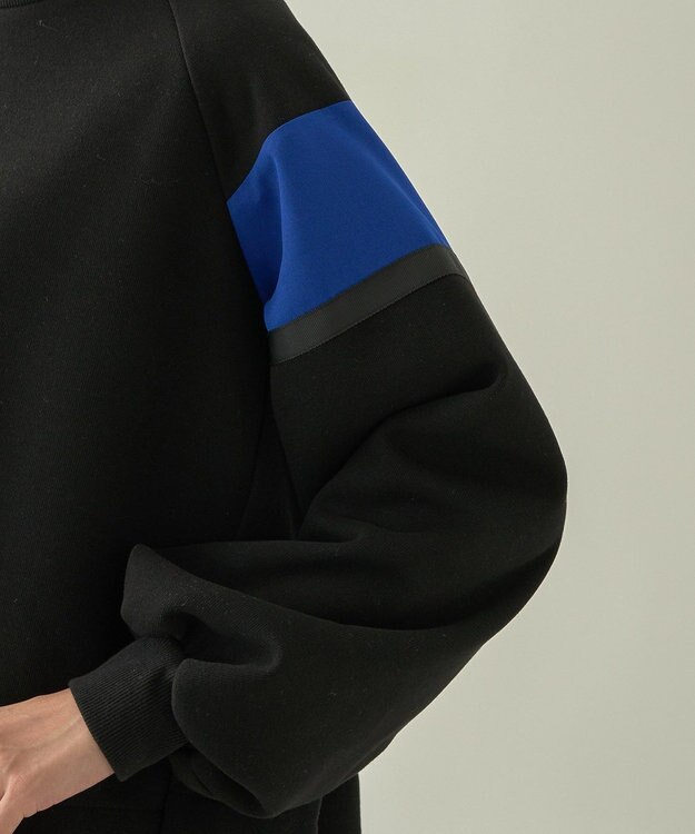 AMERICAN HOLIC ドロストライン切替ポンチプルオーバー Black