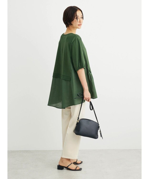 Green Parks カットドッキングフレアラインプルオーバー Green