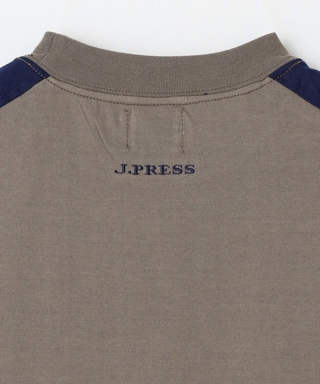 J.PRESS KIDS 【140-170cm】切替Ｔシャツ カーキ系