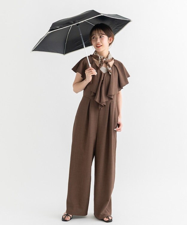 earth music&ecology earth×Wpc.コンパクト日傘 Black