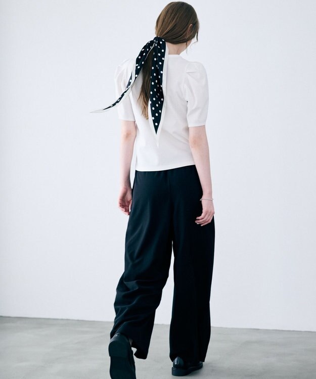 uncrave ダブルフェイスジャージー ボリュームスリーブカットソー オフ