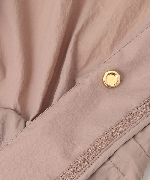 組曲 【撥水・WEB限定】ギャザーフード パッカブルブルゾン ブラウンベージュ系