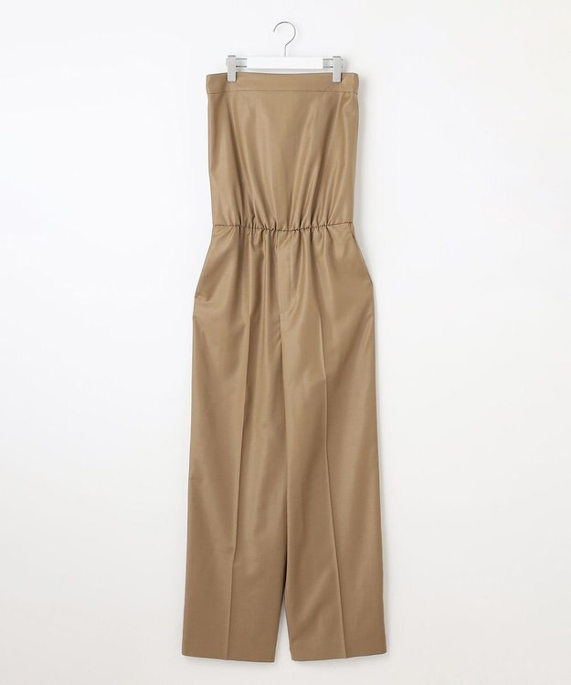 23区 【エステータ】ウールチンツ サロペット カーキ系