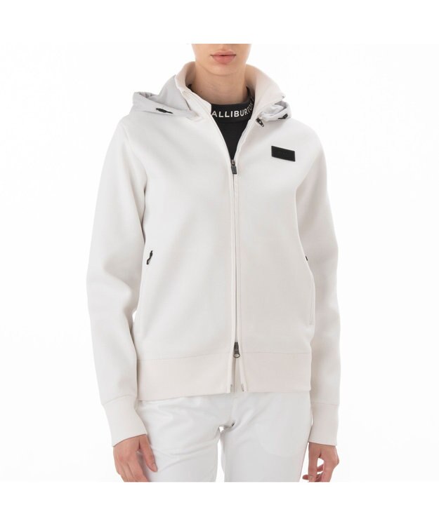 ZERO HALLIBURTON ウィンドブレーカーニットブルゾン 82754 2way パーカー ゴルフ ZHG-W14 ホワイト