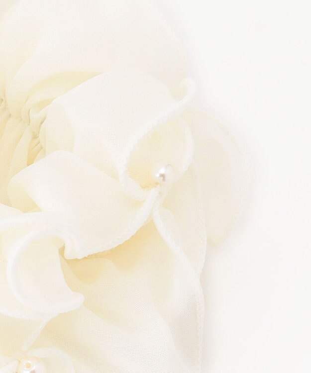 ANY SIS フリル シュシュ アイボリー