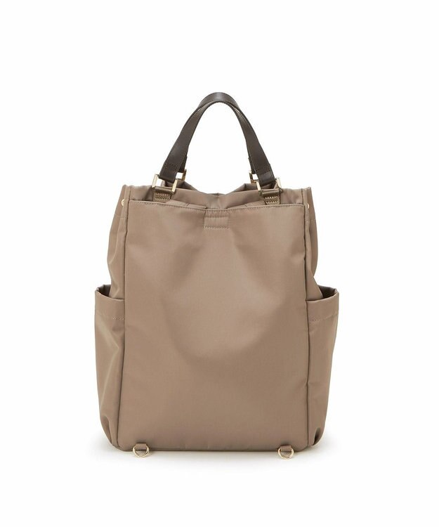 TOPKAPI 【TREASURE TOPKAPI】ナイロン ドローストリングトート リュック / バッグパック ベージュ