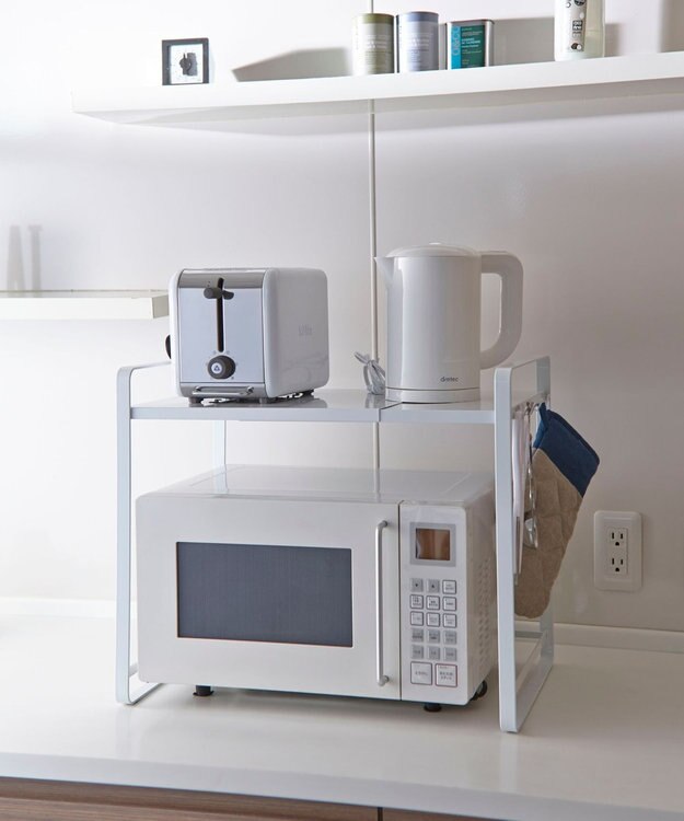 tower 伸縮レンジラック タワー ホワイト ホワイト