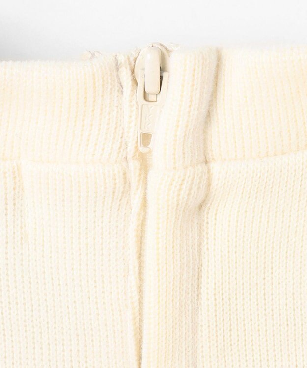 組曲 KIDS 【90-100㎝】チェックワンピース ホワイト系3