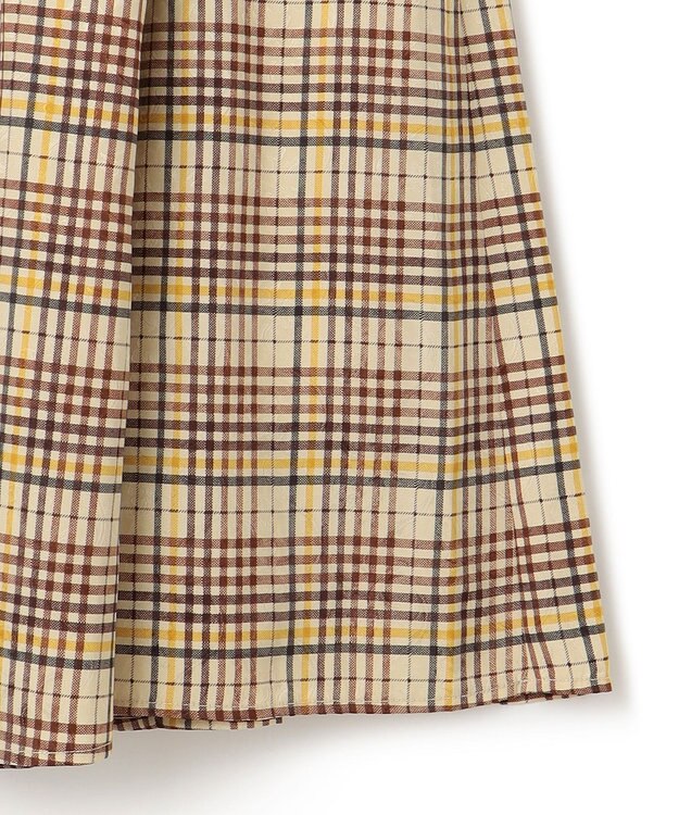 J.PRESS YORK STREET 【WOMEN】チェックフレアスカート ベージュ系3