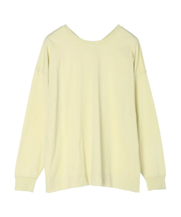 Green Parks 前後でも着れちゃう万能長袖ロンＴ Lime Green