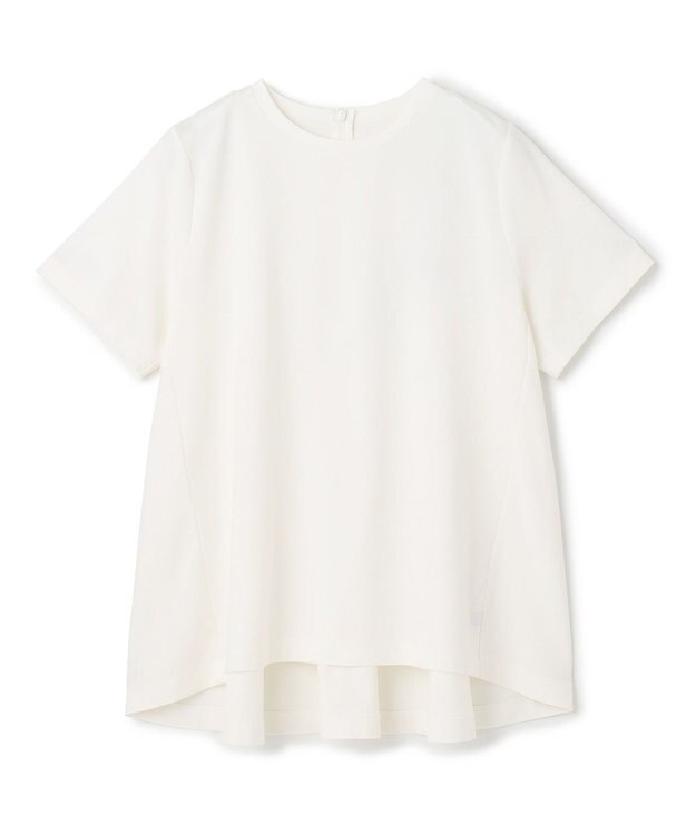 UNFILO L BEAUTY FORM-T バックフレアTシャツ オフ