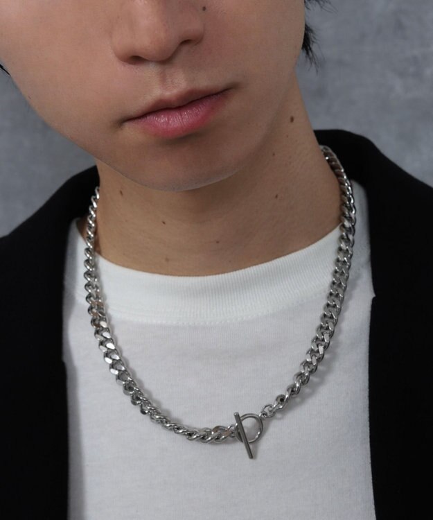 WEGO Mステンレスマンテルチェーンネックレス 柄1