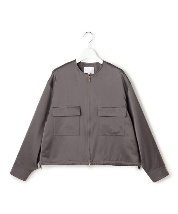 23区 【GOLD LABEL】コンパクトコットン ワークポケット ブルゾン グレー