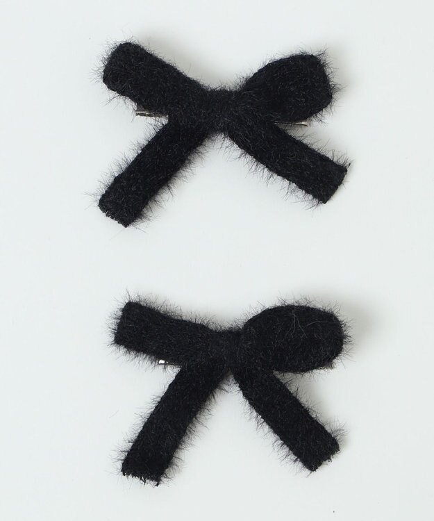 WEGO L2Pシャギーリボンクリップ ブラック