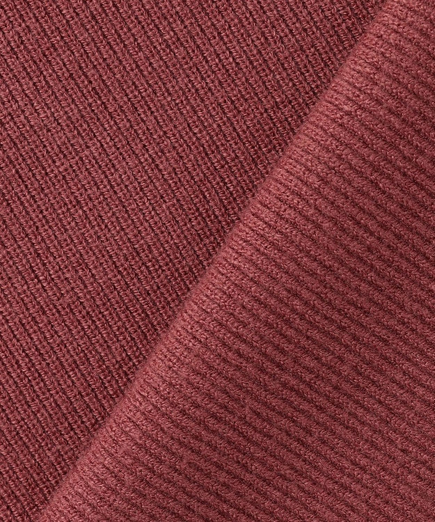 ANY SIS CICA加工 ビューティ畔ボトルネック ニット アッシュローズ