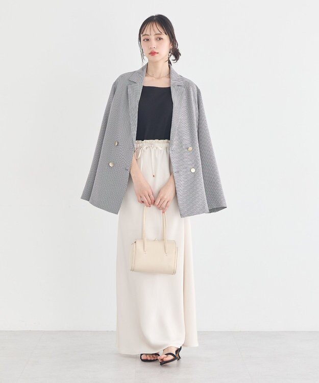 earth music&ecology 【予約】適ON カップ付きキャミソール ブラック