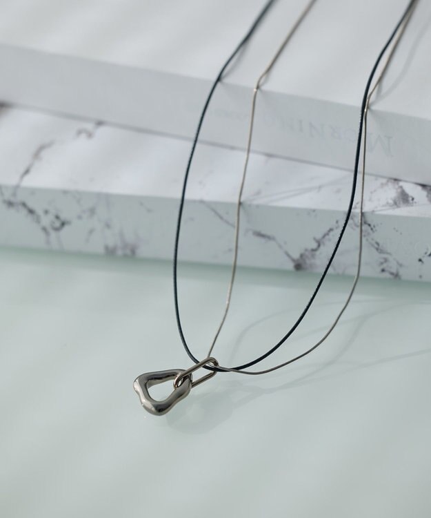 YECCA VECCA コードチェーンワントップネックレス Silver