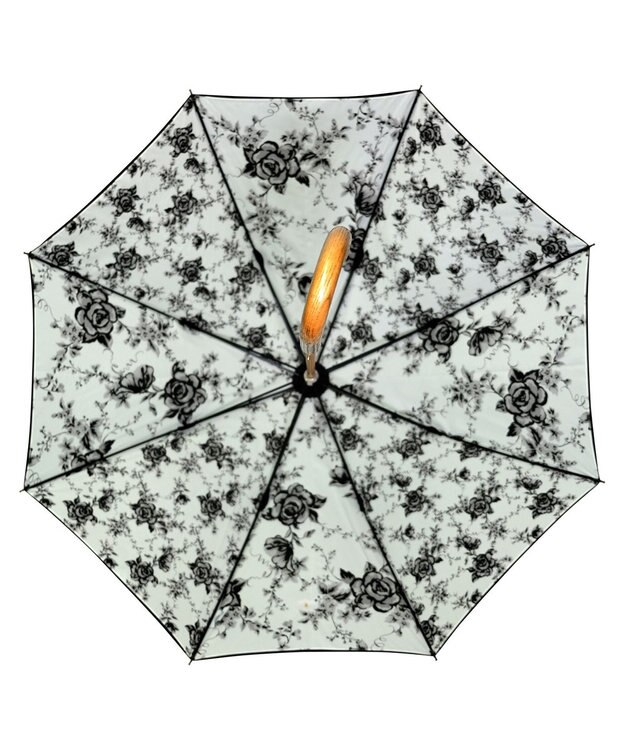 +RING 【UVカット100%】【UPF50＋】【遮光率99%以上】プラスリング 晴雨兼用傘（長ショート） FLW T1265 2重張り傘 黒