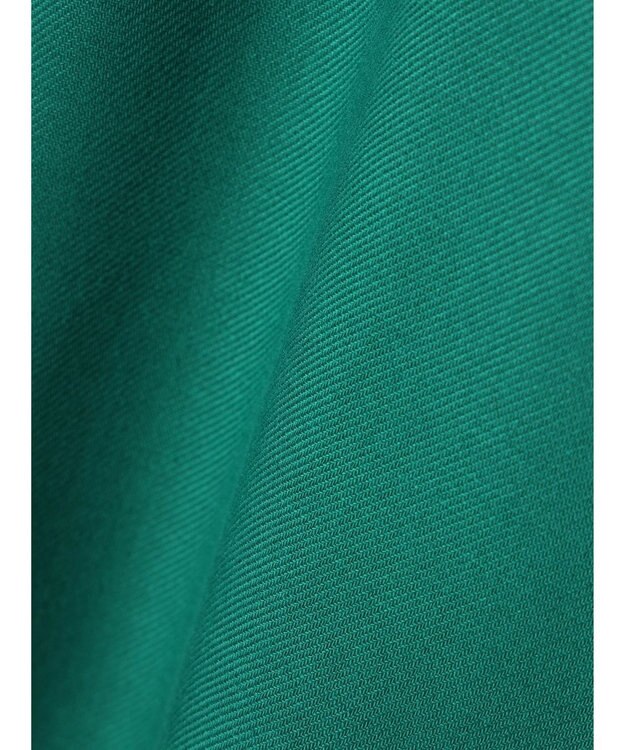 earth music&ecology リサイクルポリエステルブレンドＡラインワンピース Green