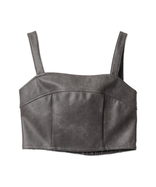 WEGO Fレザービスチェ グレー