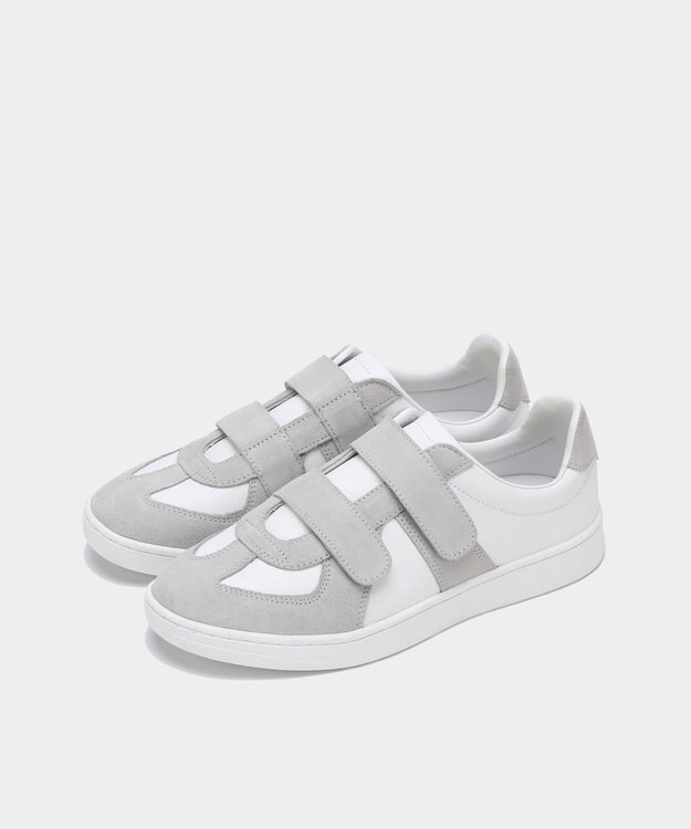 BONTRE 【23.65/イーシプサムチョンユクオ】ダブルベルトスニーカー/AG STRAP ホワイトグレー