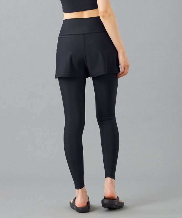 Chacott Chacott BALANCE 水陸両用レイヤードレギンス ブラック