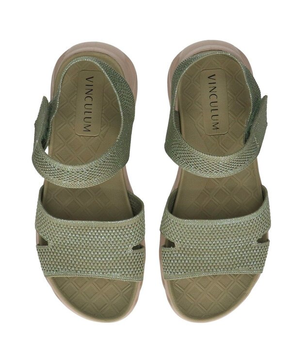 Bridget Birkin 【VINCULUM】フレックスソールベルクロサンダル カーキ