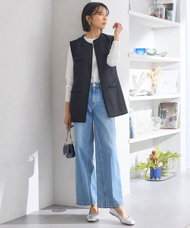 23区 【Oggi4月号掲載】ソフト バレエシューズ シルバー系