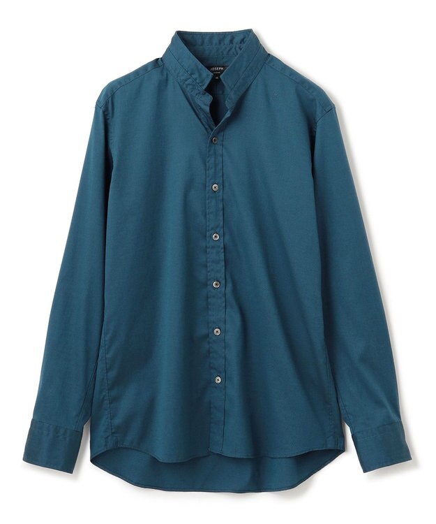 JOSEPH HOMME 80/2 オックス　ウイングカラーシャツ ダルブルー系