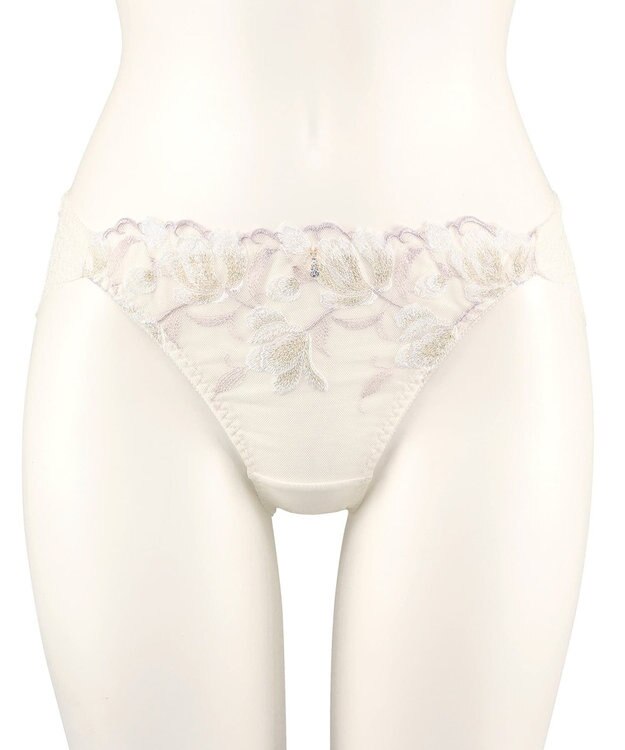 San-ai Resort（三愛水着楽園） エレガントコレクション【2407】ノーマルショーツ ホワイト