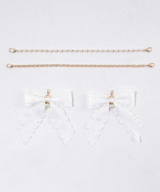 WEGO 【痛バ＆推し活グッズ】きらめきDIYパールチャームセットL ホワイト