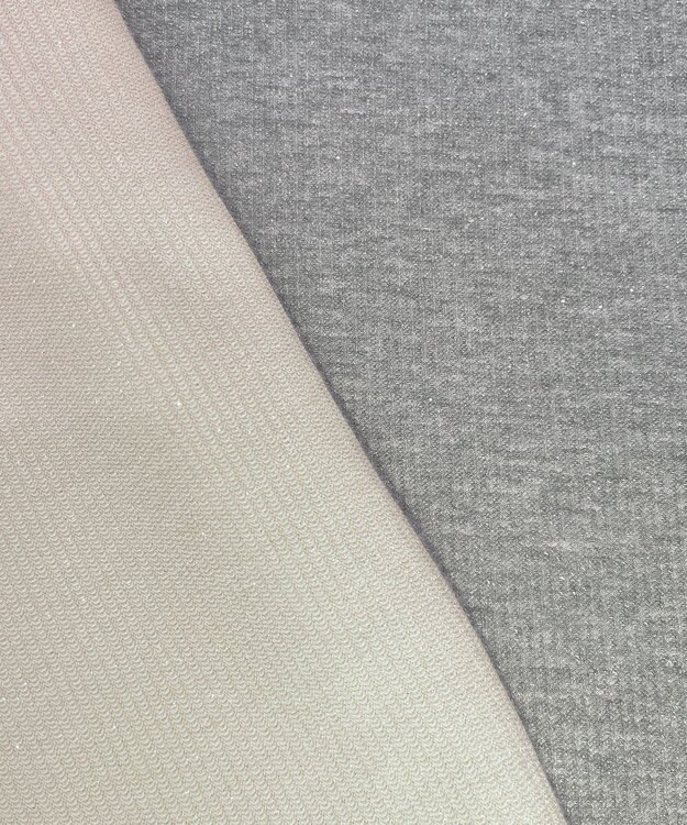 23区 S 【洗える】シャイニーリブ タンクトップ ライトグレー系