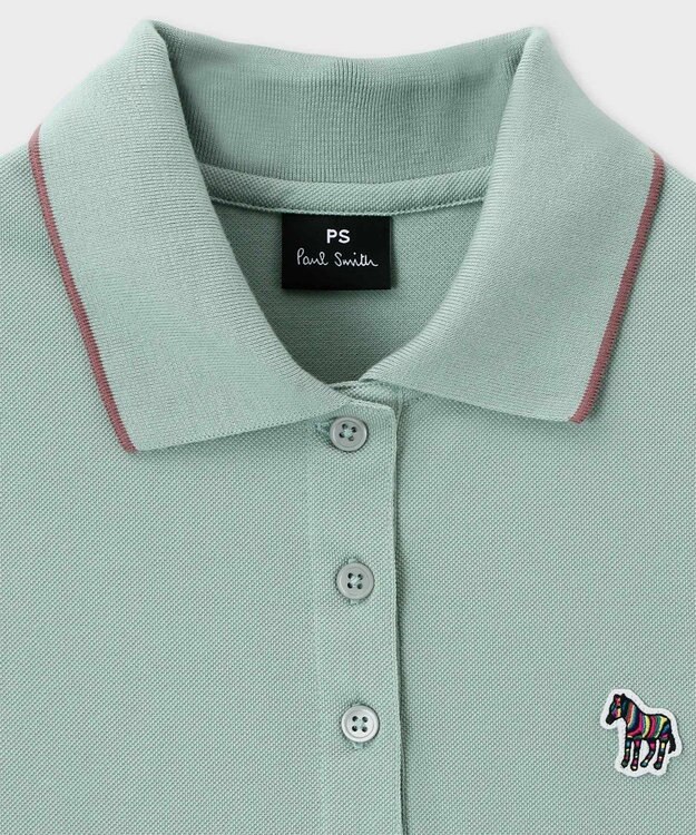 Paul Smith Zebra ライン ポロシャツ ブルーグリーン