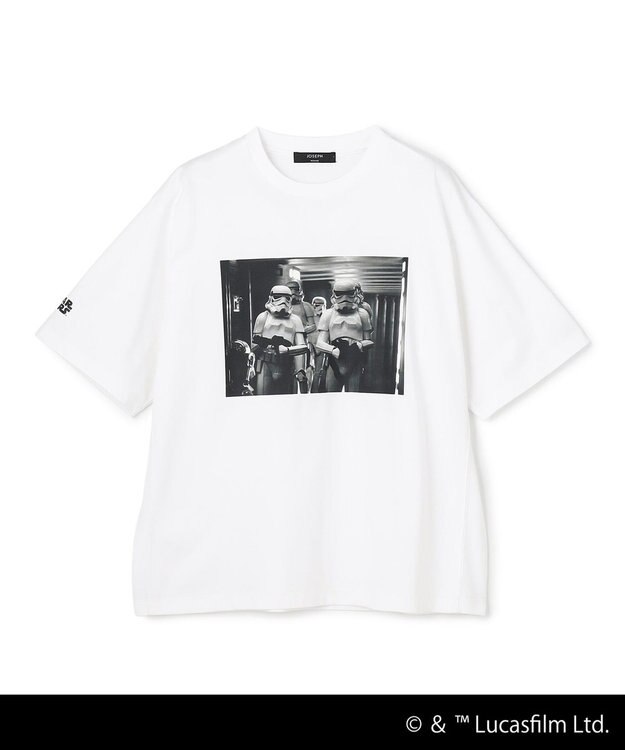 JOSEPH HOMME 【WEB限定】【スター・ウォーズ 】 JOSEPH HOMME スター・ウォーズ / リラックスフォルム クルーネックプリントTシャツ ホワイト系2