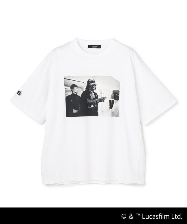 JOSEPH HOMME 【WEB限定】【スター・ウォーズ 】 JOSEPH HOMME スター・ウォーズ / リラックスフォルム クルーネックプリントTシャツ ホワイト系1