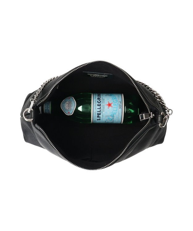 INTER-CHAUSSURES 【RIPANI】チェーンハンドルレザーバッグ ブラック