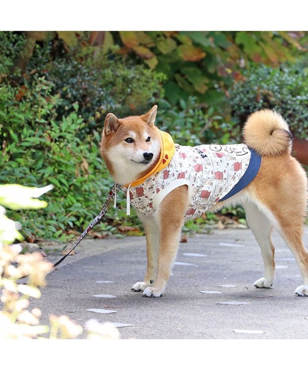 PET PARADISE スヌーピー パーカー 《ご機嫌柄》 中型犬 ネイビー