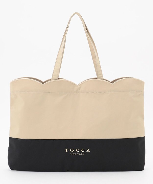 TOCCA 【A4サイズ対応】DEAR EMILY SUBBAG サブバッグ ベージュ系