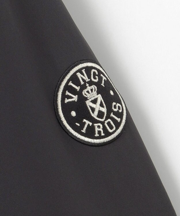 23区GOLF 【WOMEN】ミドル丈 中綿ブルゾン ブラック系