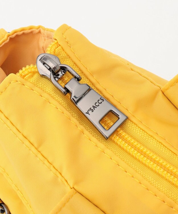 Y'SACCS 【Y’SACCS vous et】サイドジップ2WAYミニトート マスタード