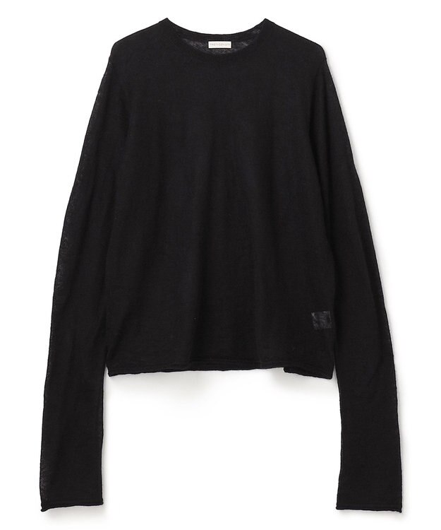 BEIGE， PROTAGONISTA / シアーモヘアニット Black
