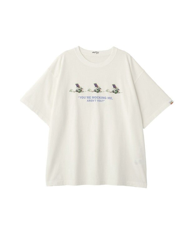 AMERICAN HOLIC 【TOY STORY】ヴィンテージ加工グラフィックTシャツ Off White