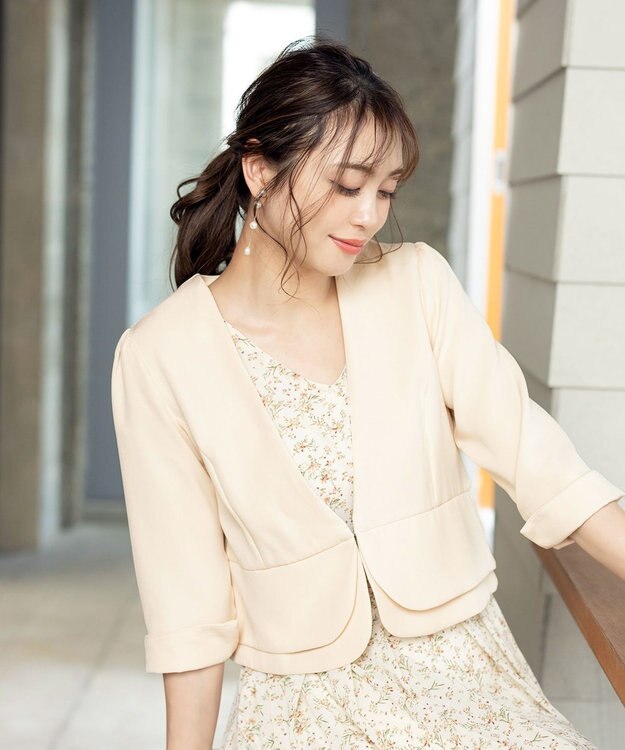 Tiaclasse 【新色追加・洗える】バックリボンジャレロ アイボリー