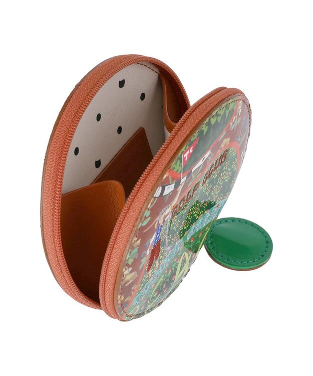 tsumori chisato CARRY ガーデンゴルフクラブ コインケース 小銭入れ ブラウン