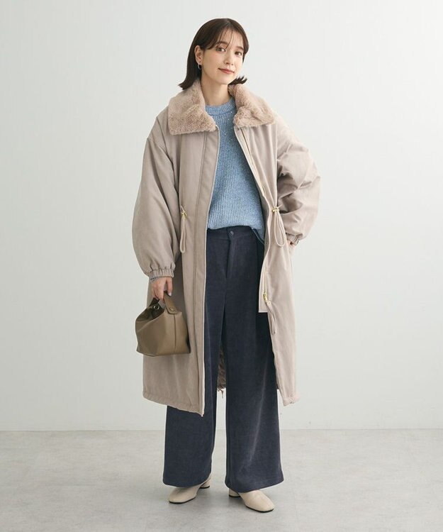 Green Parks ・ＥＬＥＮＣＡＲＥ　ＤＵＥ　中綿モッズコート Beige
