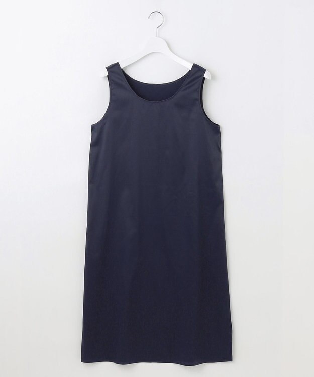 自由区 S 【洗える】フラワータイルレース ワンピース インディゴブルー