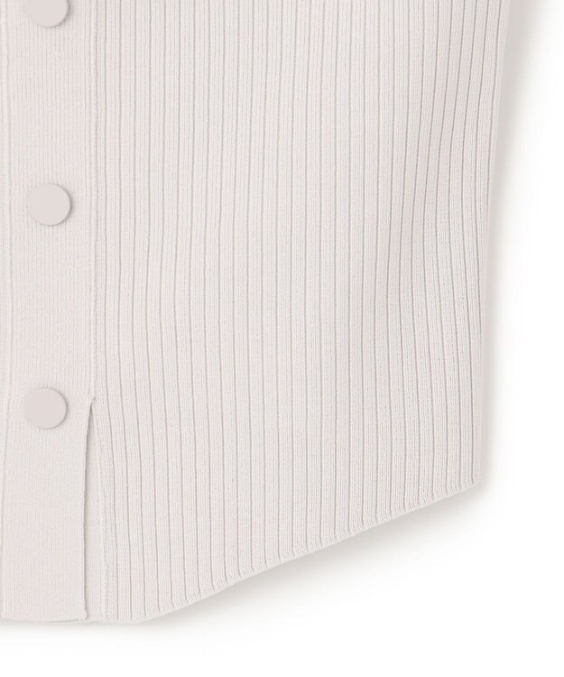 ICB 【洗える】ハイゲージスムース ニットビスチェ トープ系