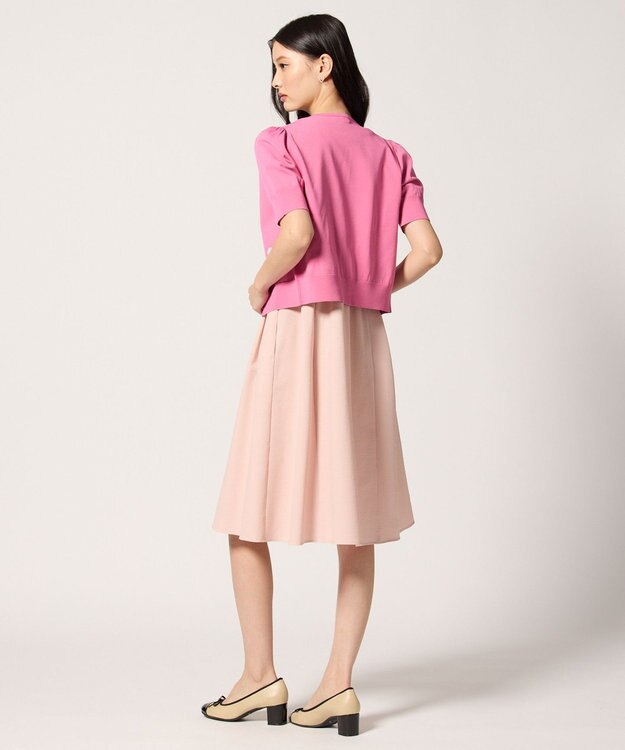 TOCCA FLOWER POP 半袖カーディガン ピンク系