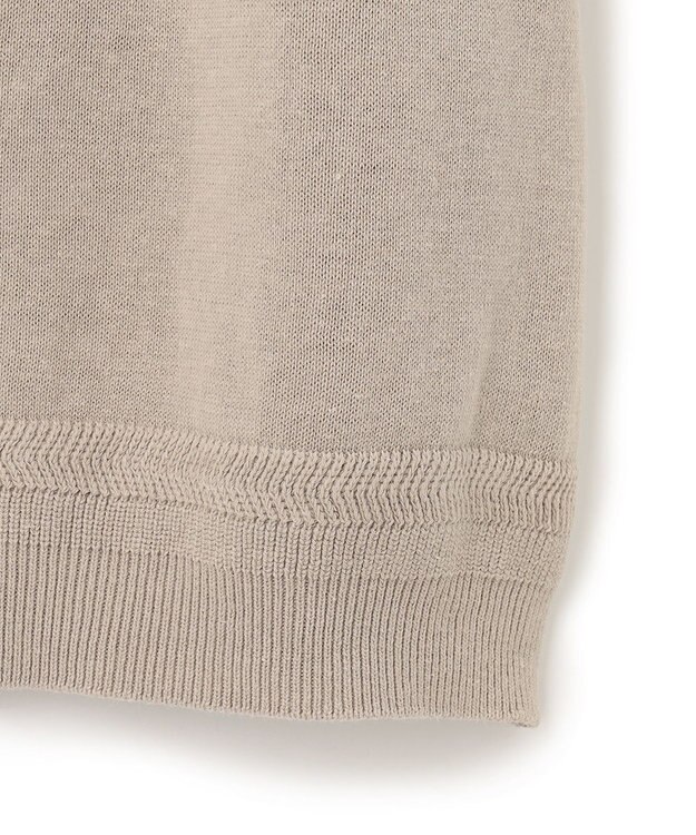 J.PRESS YORK STREET 【UNISEX】リラックス ニットポロシャツ ベージュ系